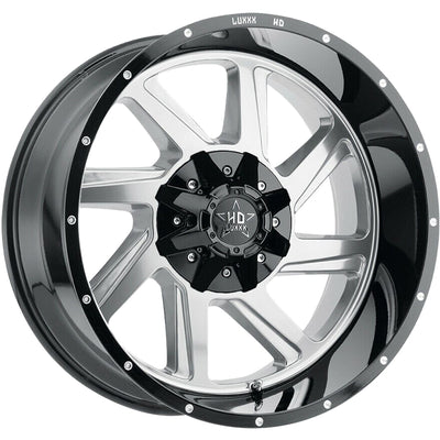 Luxxx HD LHD14 Black Milled Wheel