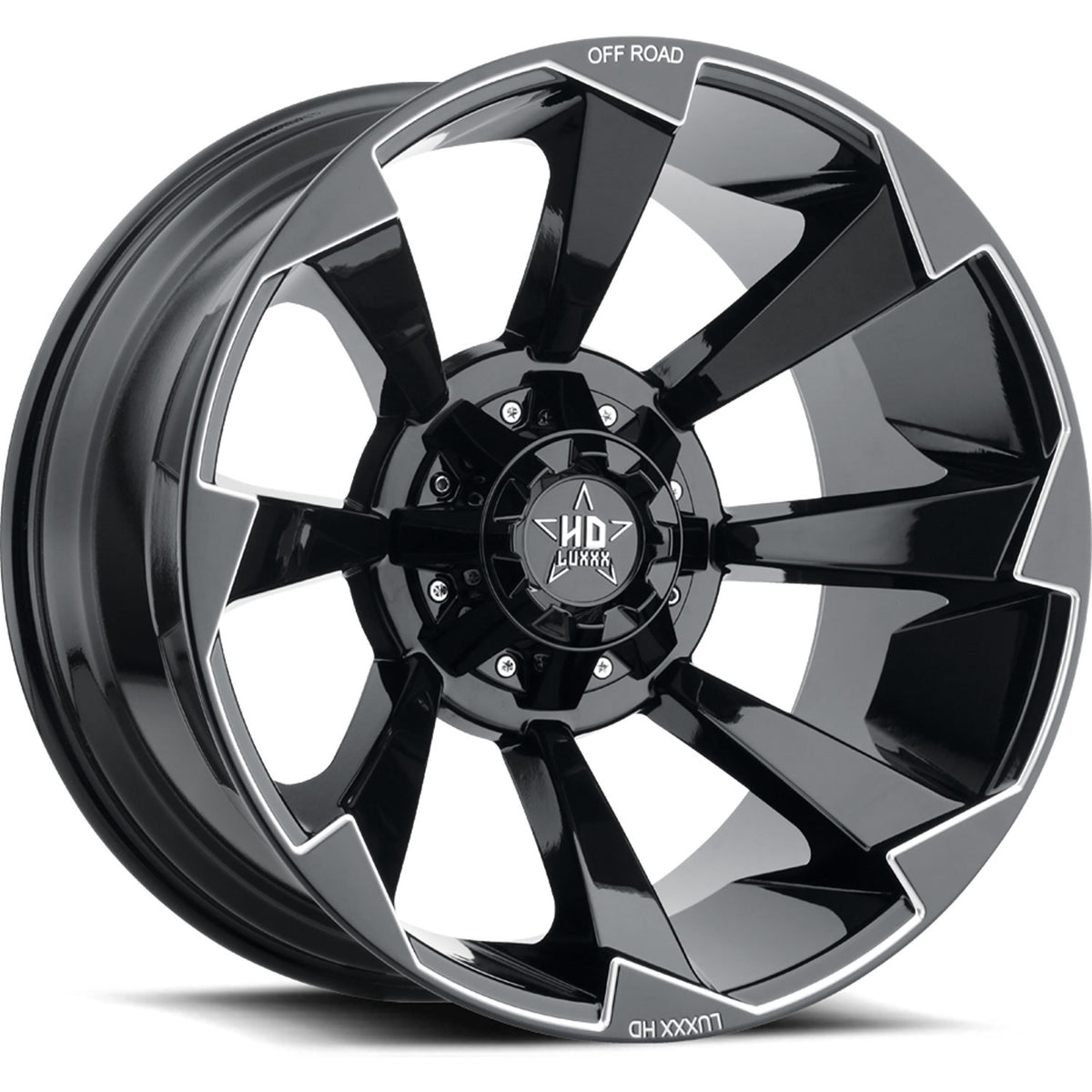 Luxxx HD LHD16 Black Milled Wheel