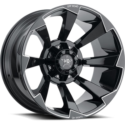 Luxxx HD LHD16 Black Milled Wheel