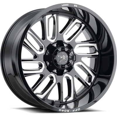 Luxxx HD LHD18 Black Milled Wheel