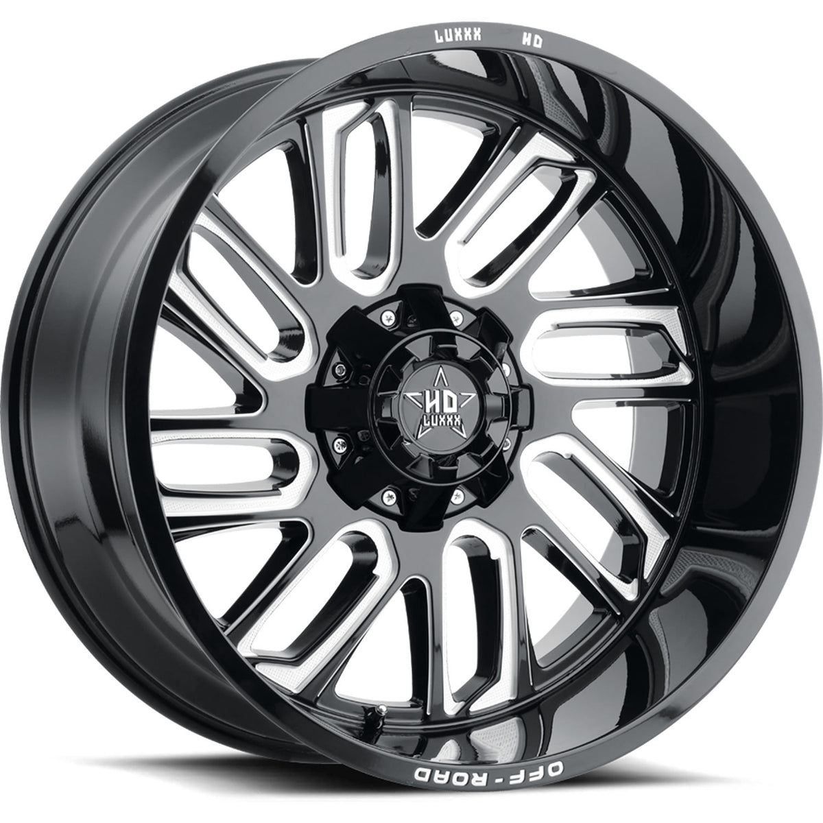 Luxxx HD LHD18 Black Milled Wheel