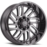 Luxxx HD LHD18 Gray Milled Wheel