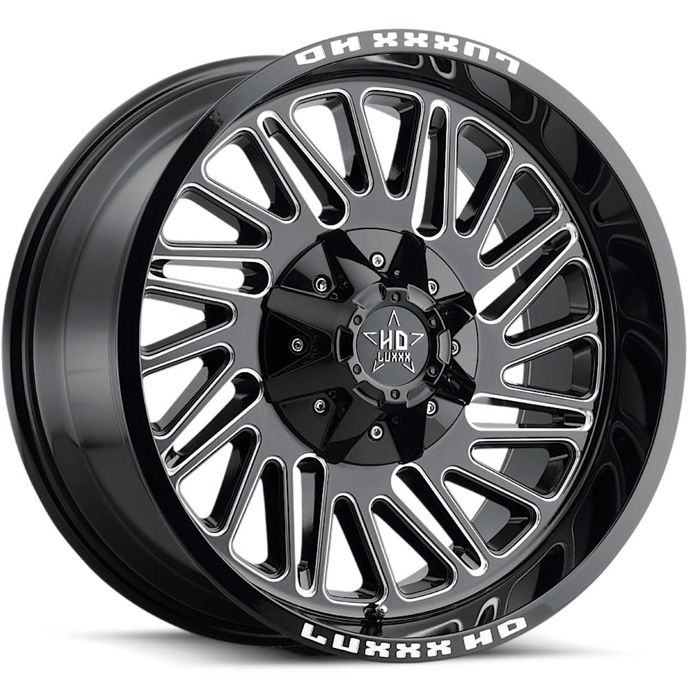 Luxxx HD LHD19 Black Milled Wheel