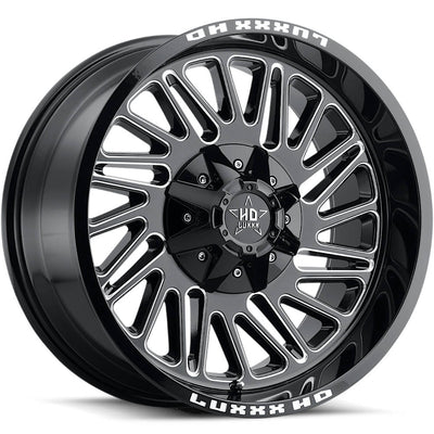 Luxxx HD LHD19 Black Milled Wheel