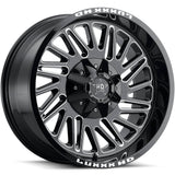 Luxxx HD LHD19 Black Milled Wheel