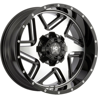 Luxxx HD LHD2 Black Machined Wheel