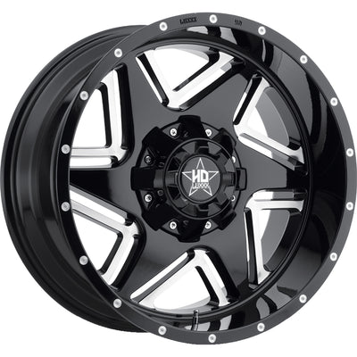 Luxxx HD LHD2 Black Milled Wheel