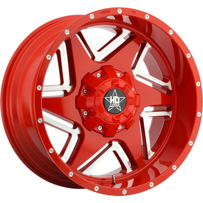 Luxxx HD LHD2 Red Milled Wheel