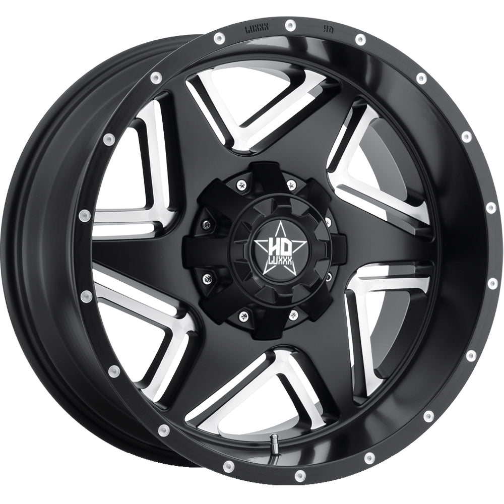 Luxxx HD LHD2 Black Milled Wheel
