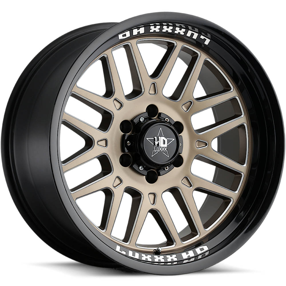 Luxxx HD LHD20 Bronze Milled Wheel
