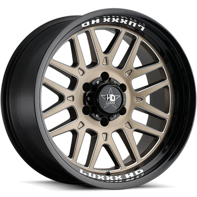 Luxxx HD LHD20 Bronze Milled Wheel