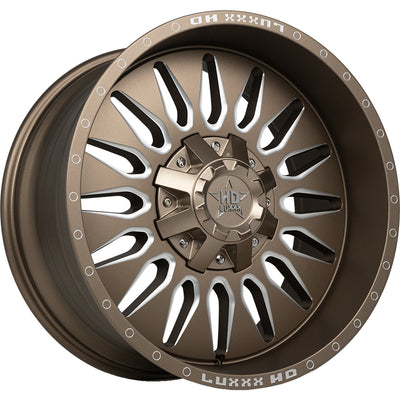Luxxx HD LHD24 Bronze Milled Wheel