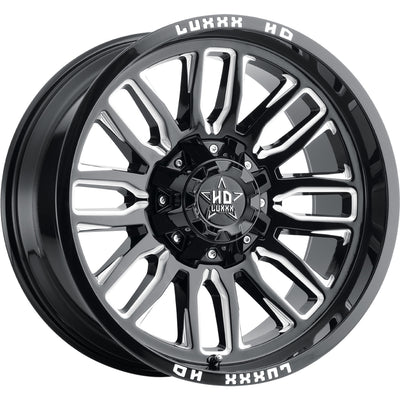 Luxxx HD LHD26 Black Milled Wheel
