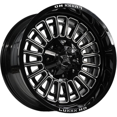 Luxxx HD LHD27 Black Milled Wheel
