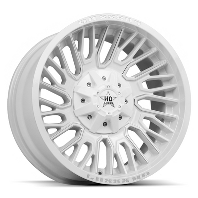 Luxxx HD LHD28 White Milled Wheel