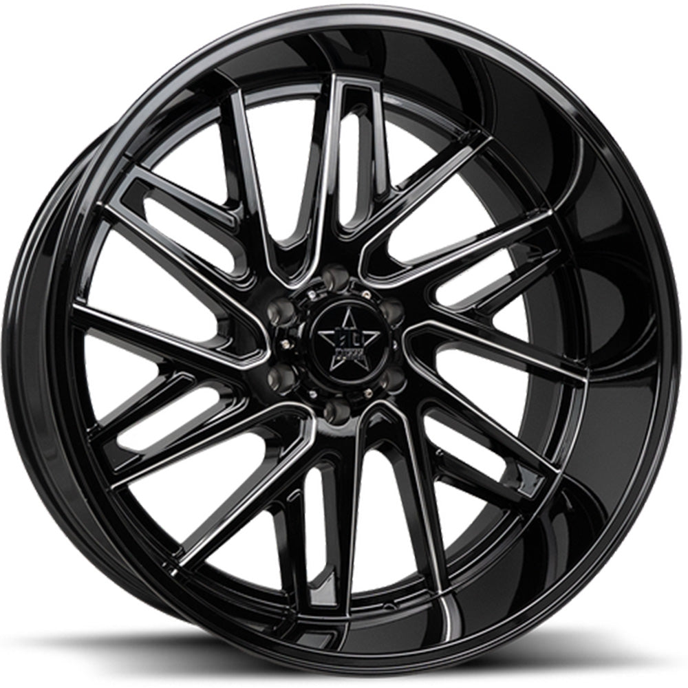 Luxxx HD LHD29 Black Milled Wheel