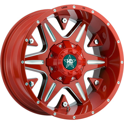 Luxxx HD LHD3 Red Milled Wheel