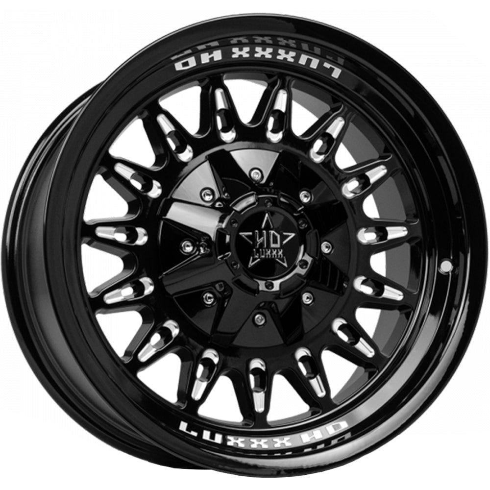 Luxxx HD LHD30 Black Milled Wheel