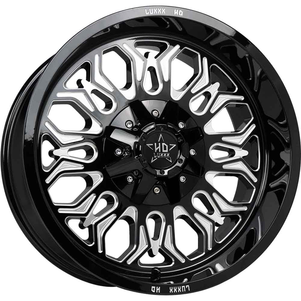 Luxxx HD LHD31 Black Milled Wheel