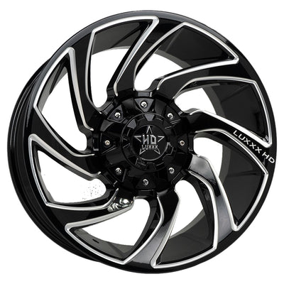 Luxxx HD LHD32 Black Milled Wheel