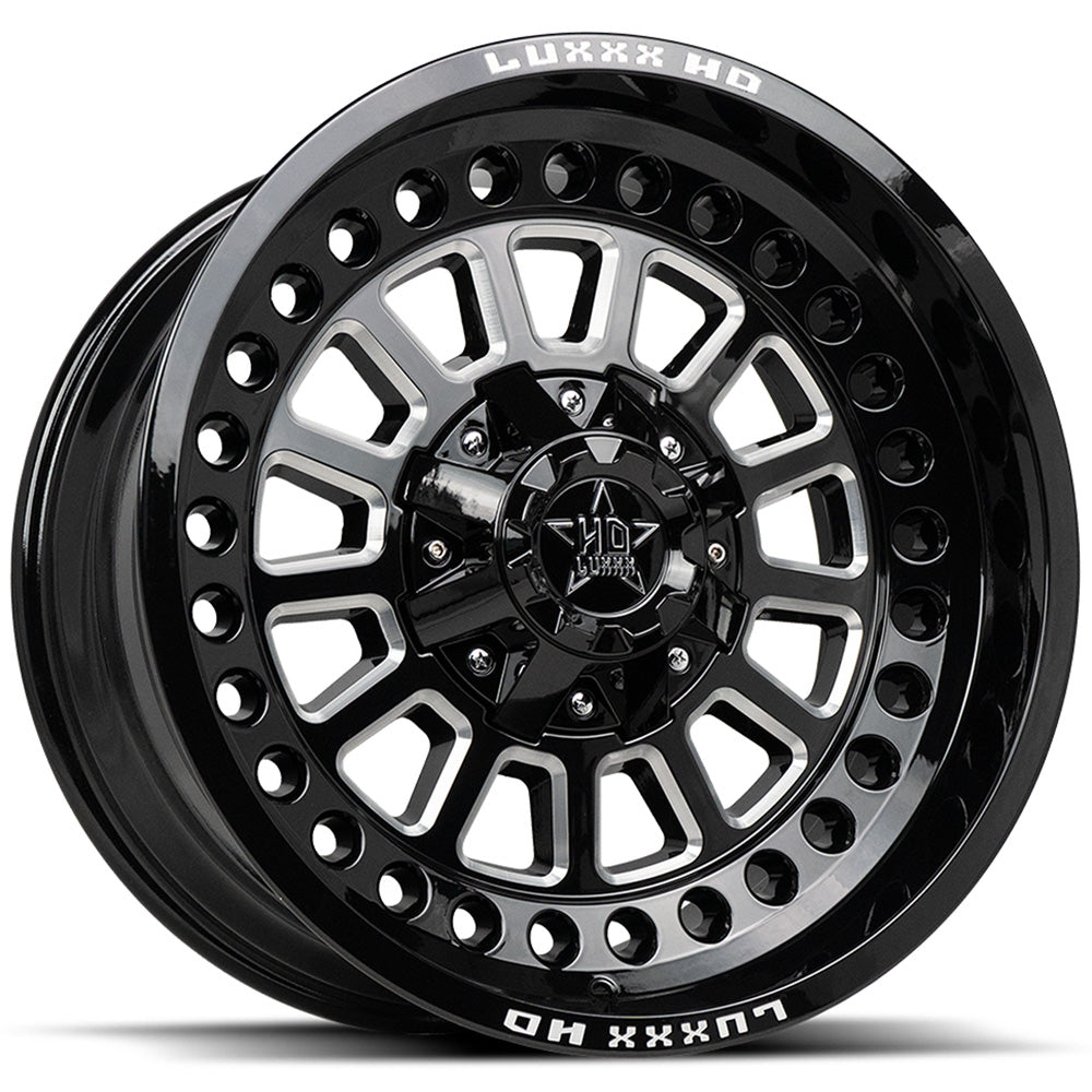 Luxxx HD LHD33 Black Milled Wheel