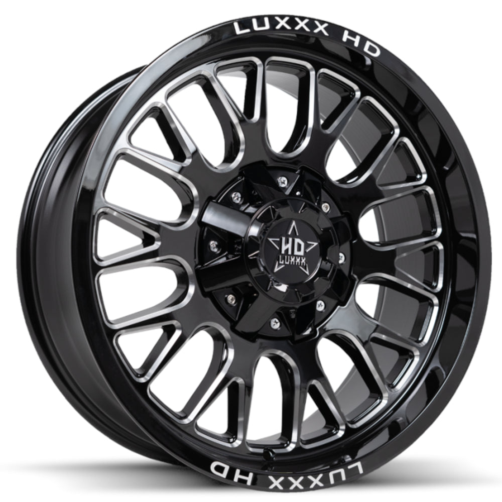 Luxxx HD LHD34 Black Milled Wheel