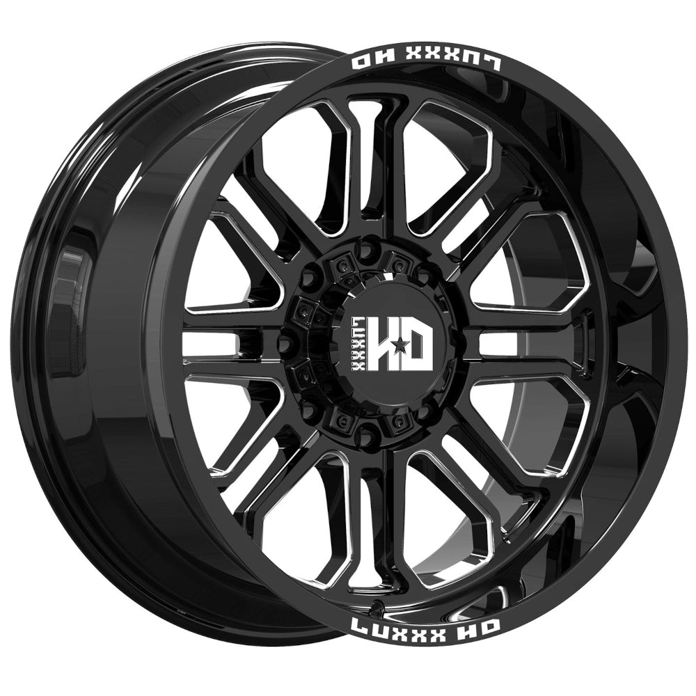 Luxxx HD LHD35 Black Milled Wheel