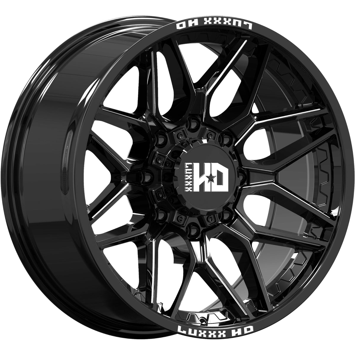 Luxxx HD LHD36 Black Milled Wheel