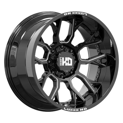 Luxxx HD LHD39 Black Milled Wheel