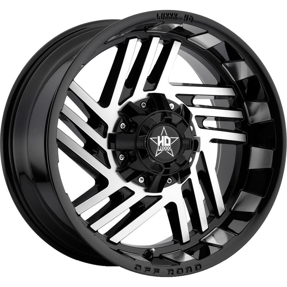 Luxxx HD LHD4 Black Machined Wheel