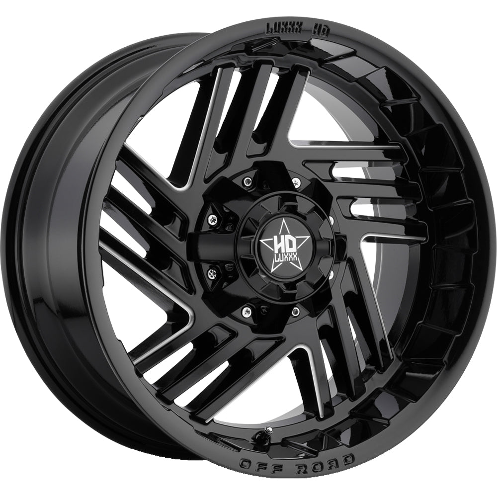 Luxxx HD LHD4 Black Milled Wheel