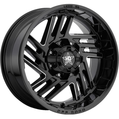 Luxxx HD LHD4 Black Milled Wheel