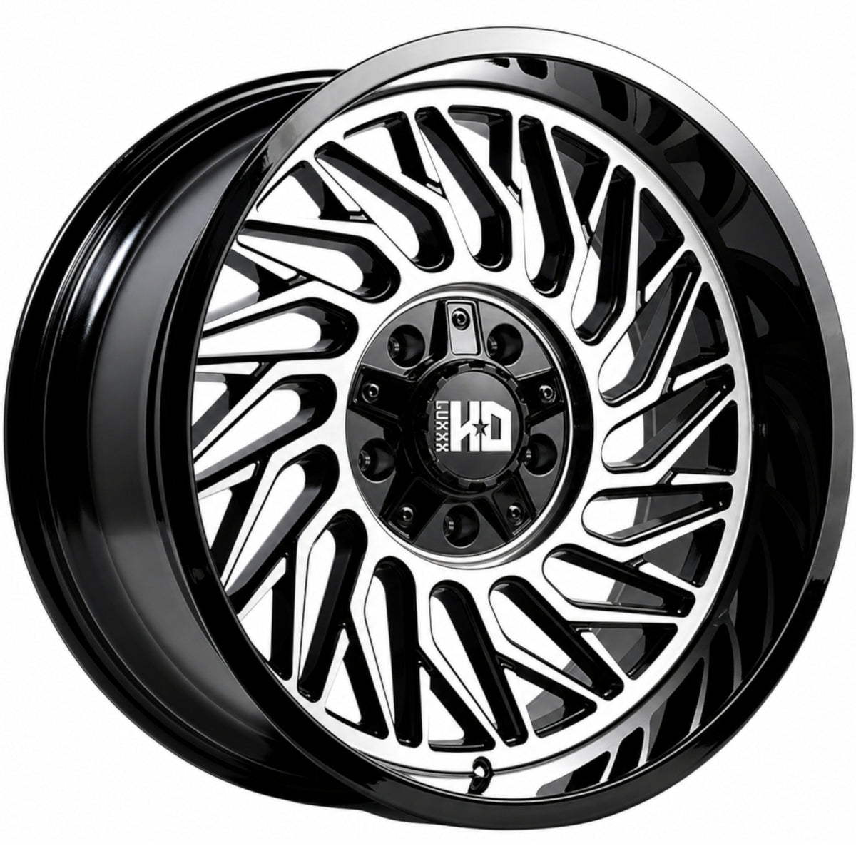 Luxxx HD LHD46 Black Machined Wheel