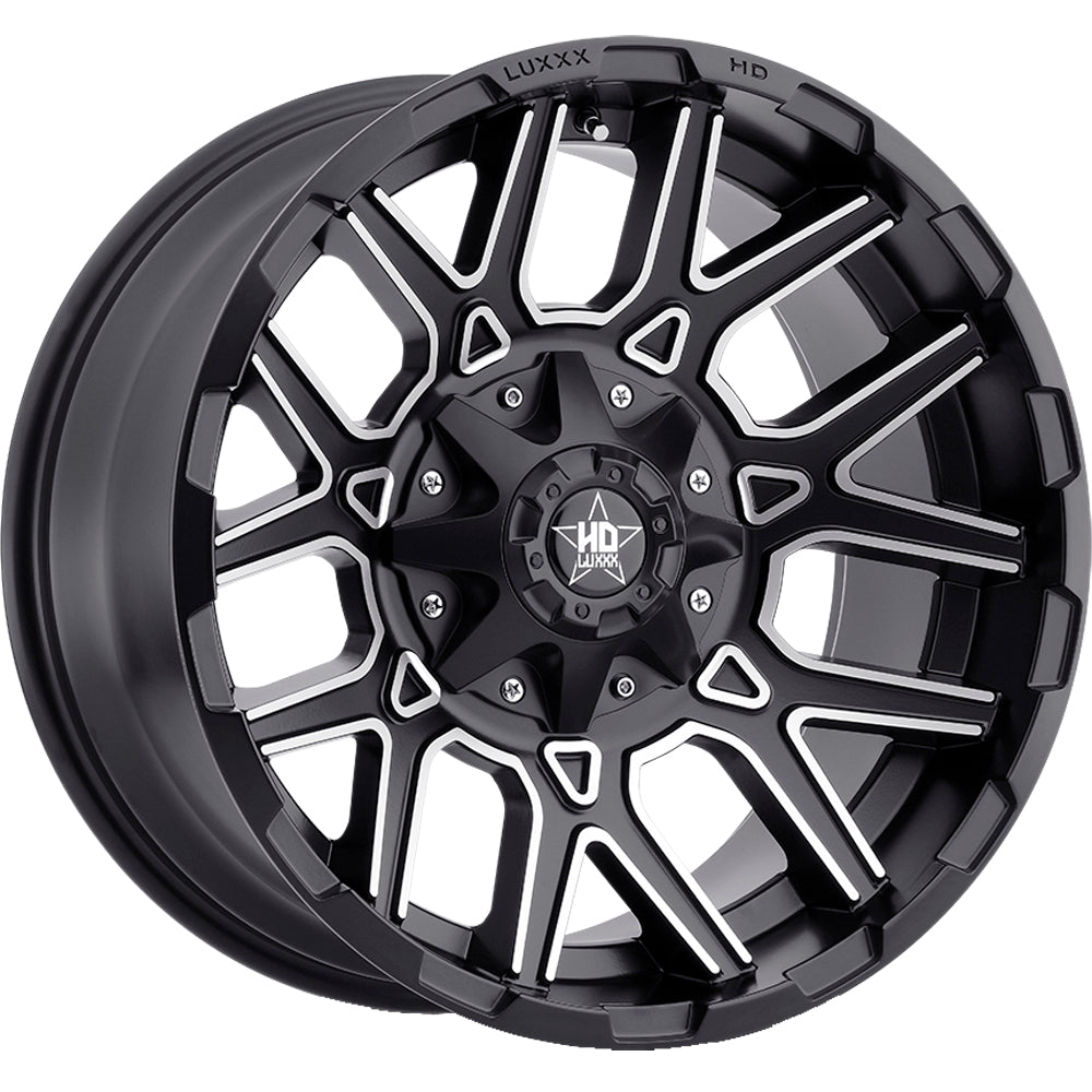 Luxxx HD LHD5 Black Machined Wheel