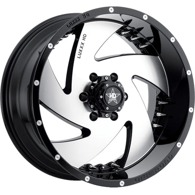 Luxxx HD LHD6 Black Machined Wheel