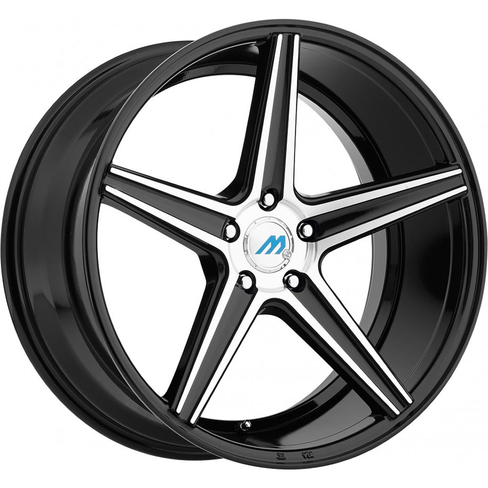 Mach M1 Black Machined Wheel