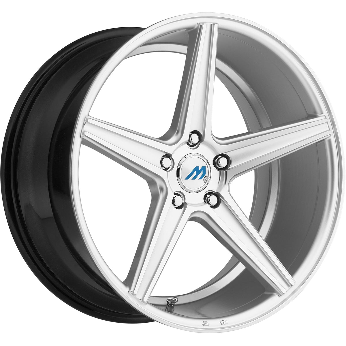 Mach M1 Hypersilver Machined Wheel