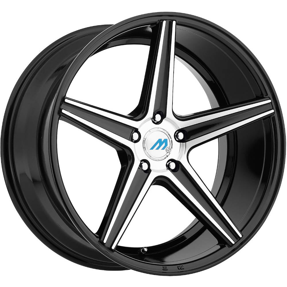 Mach ME1 Black Machined Wheel