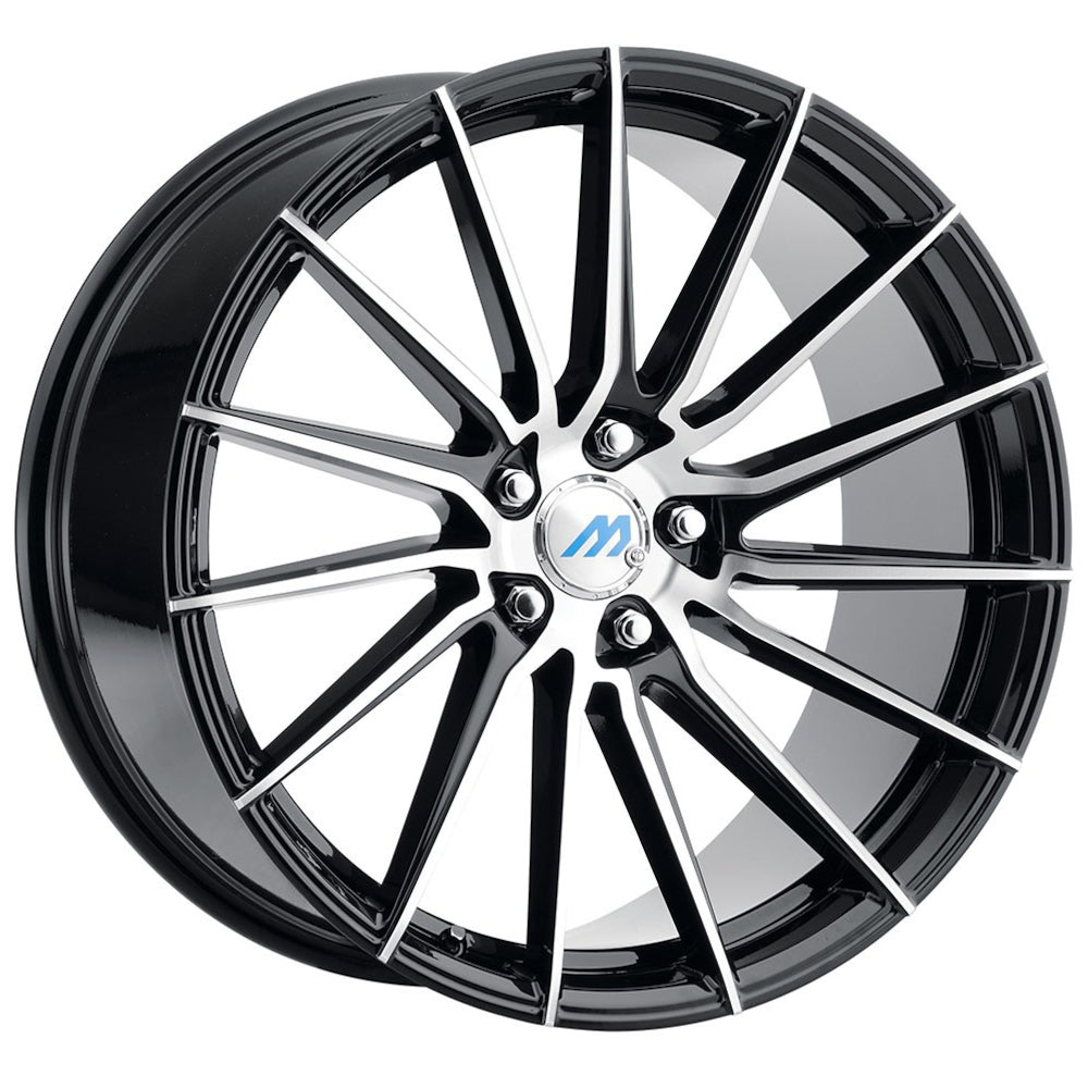Mach ME19 Black Machined Wheel