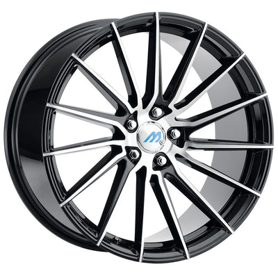 Mach ME19 Black Machined Wheel