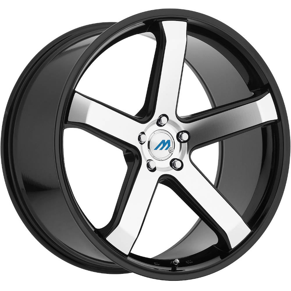 Mach ME5 Black Machined Wheel