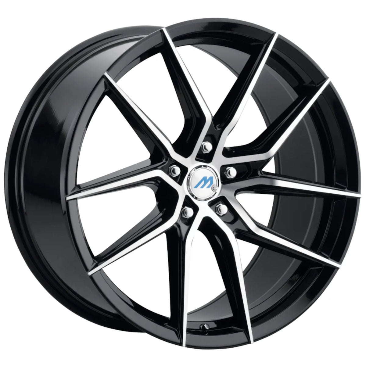 Mach ME6 Black Machined Wheel