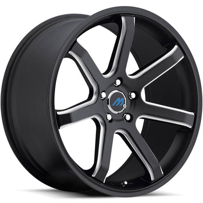 Mach ME7 Black Milled Wheel