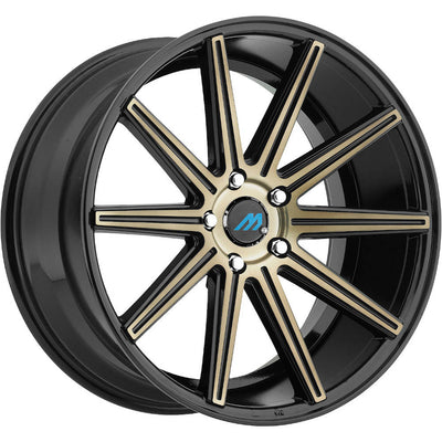 Mach ME9 Black Machined Wheel