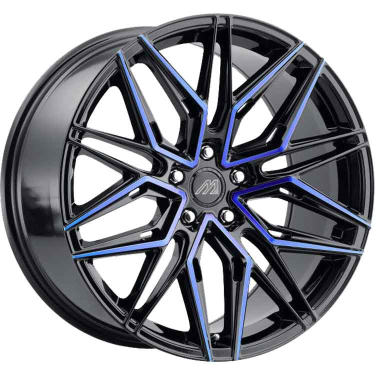 Mach MF6 Black Red Machined Wheel