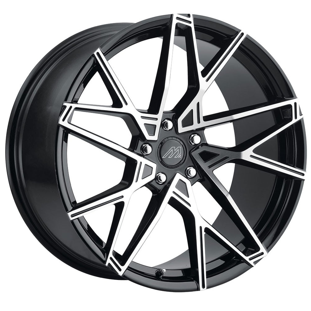Mach MF7 Black Machined Wheel