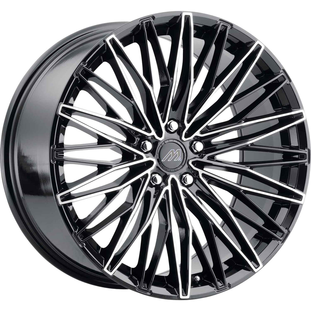 Mach MF9 20x10 +42 Black Machined
