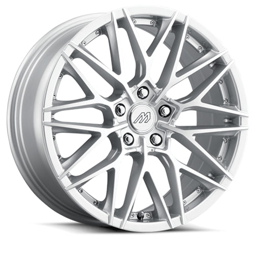 Mach MP40 Silver Machined Wheel