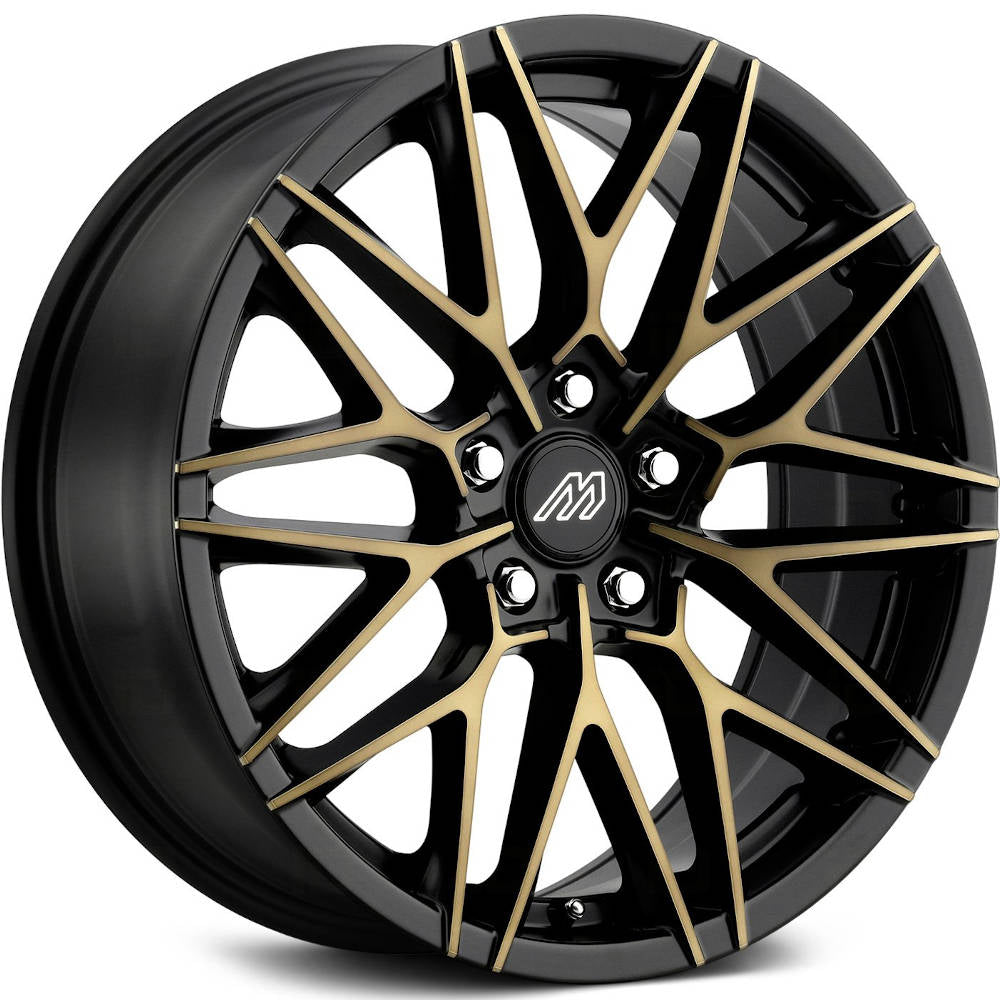 Mach MP40 Black Machined Wheel