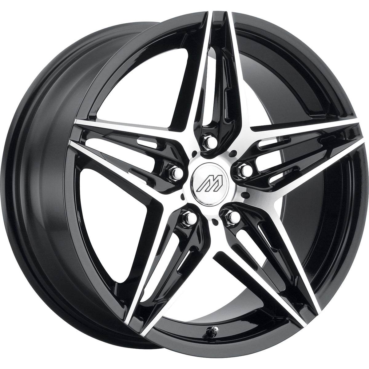 Mach MP56 Black Machined Wheel